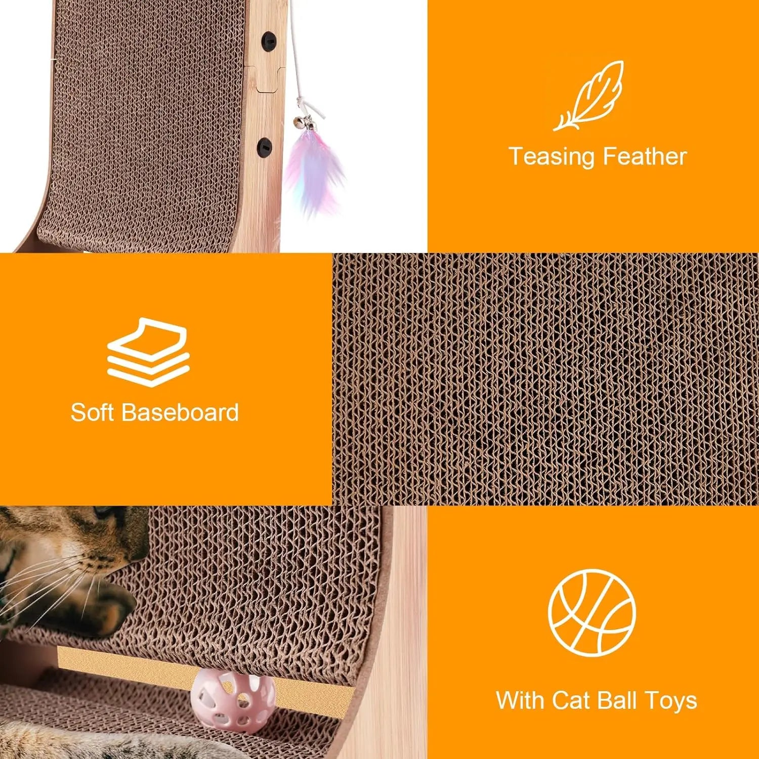 CosyNova™ L-Shape Cat Scratcher