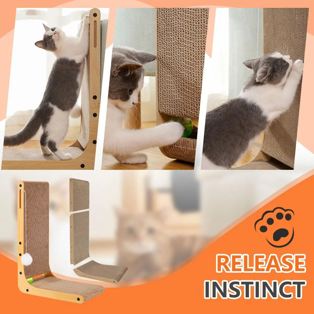 CosyNova™ L-Shape Cat Scratcher