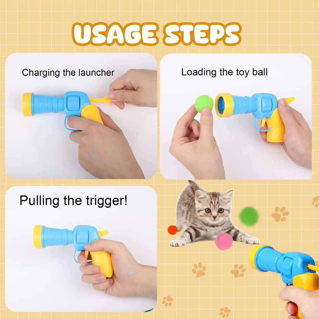 CosyNova™ Interactive Cat Ball Launcher